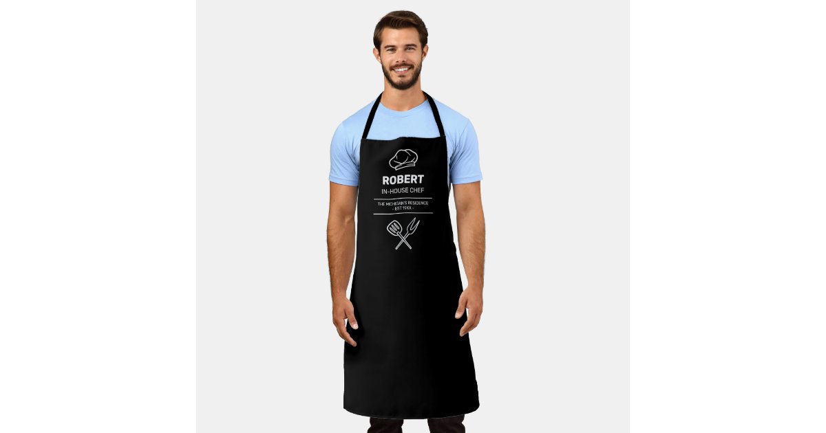Funny Cooking Apron Stand Back Novelty Kitchen Black Aprons For Women And  Men