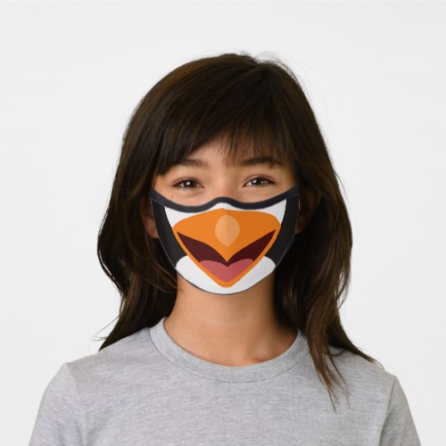 Funny Black and White Penguin Premium Face Mask