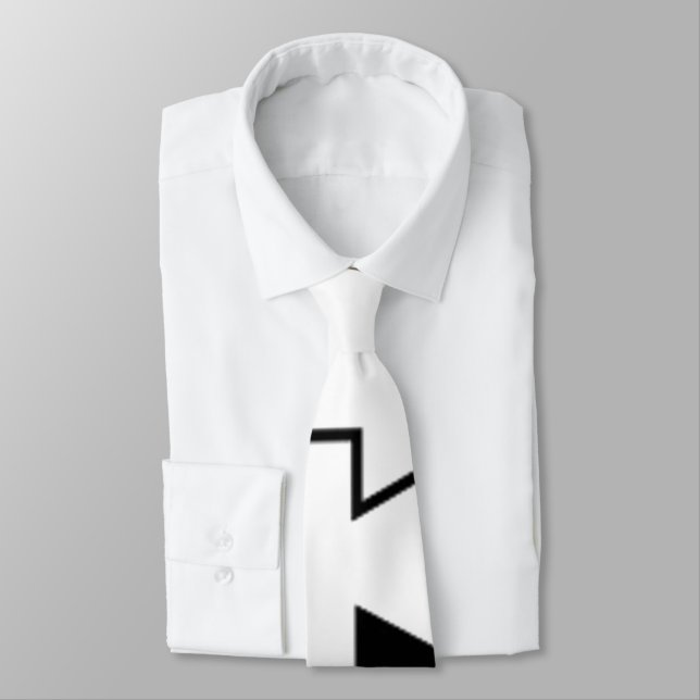 Funny Black and White Tie (Tied)