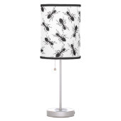 Funny Black Ants Pattern Table Lamp (Right)