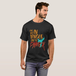 Funny Black Belt Martial Arts I Am The Danger T-Shirt