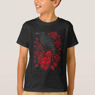 Funny Black Bird F-caw-f Anti Valentines Day Singl T-Shirt