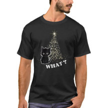 Funny Black Cat Christmas Tree Delight design