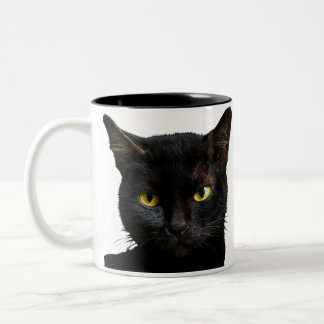 Funny Black Cat Coffee mug Cut Cat Lover Gifts