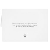 Funny Black Cat Girl Owl Card Creationarts (Back Horizontal)