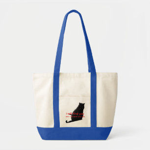 Funny Black Cat Meme Double-Sided Tote Bag
