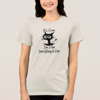 Funny Black Cat Sarcasm Tee for Cat Lovers  Shirt
