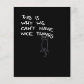 Funny Black Cat Saying | Cute Gift | Family Lover (Front)