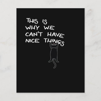 Funny Black Cat Saying | Cute Gift | Family Lover