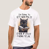 Funny Black Cat Saying