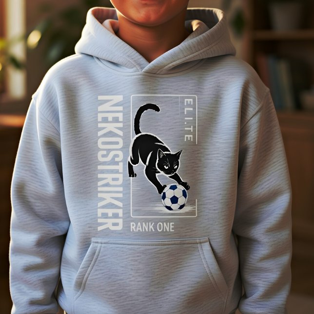 Funny Black Cat Soccer Tee – Gift for Cat Lovers (Creator Uploaded)