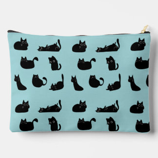 Funny Black Cats Accessory Pouch