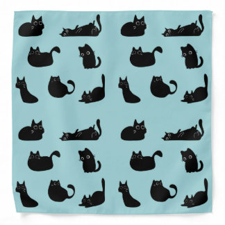 Funny Black Cats Bandana