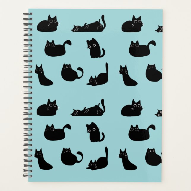  Funny Black Cats Planner (Front)