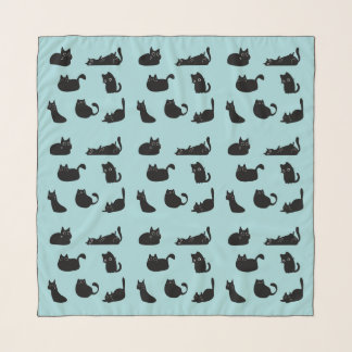 Funny Black Cats Scarf