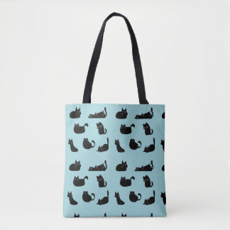 Funny Black Cats Tote Bag