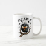 Funny Black Crow Black Bird Funny Crow Halloween  Coffee Mug