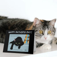 Funny Black Cute Best Cat Dad Father’s Day