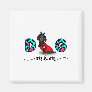 Funny Black Dachshund Tattoo I Love You Dog Mom Le Magnet
