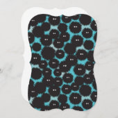 Funny black fluffy monsters  (Front/Back)