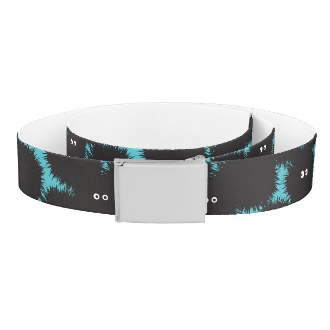 Funny black fluffy monsters  belt (Coil)