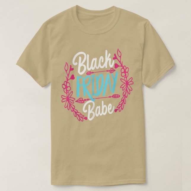 Funny Black Friday BabeThanksgiving  T-Shirt (Design Front)