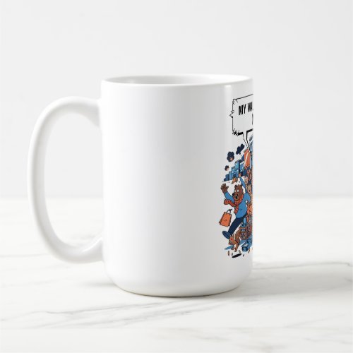 Funny Black Friday Sale Rush T-Shirt Design Coffee Mug