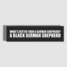 Funny Black German Shepherd