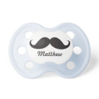 Funny black handlebar mustache stache personalized