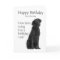 Funny Black Lab Birthday Humor
