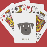 Funny Black Labrador Retriever Dog Custom Name