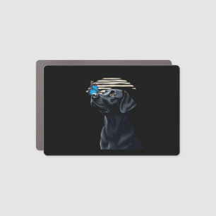 Funny Black Labrador Retriever Lab Dog Owner Pet A Car Magnet