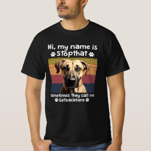 Funny Black Mouth Cur Dog Saying T-Shirt
