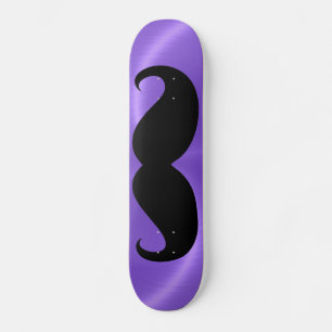 Funny black mustache 20 skateboard