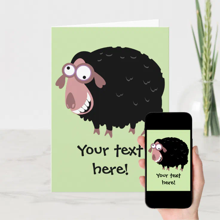 Funny Black Sheep Card | Zazzle