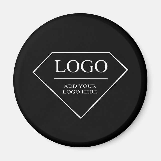 Funny Black White Birthday Personalized Gift Magnet (Front)