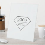 Funny Black White Birthday Personalized Gift Pedestal Sign<br><div class="desc">You can customize it with your photo,  logo or with your text.  You can place them as you like on the customization page. Funny,  unique,  pretty,  or personal,  it's your choice.</div>