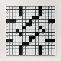 Funny Black White Crossword Puzzle Game