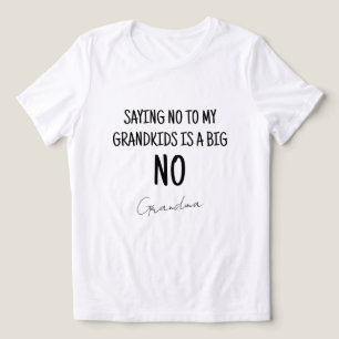 Funny Black & White Grandma Saying Tri-Blend Shirt