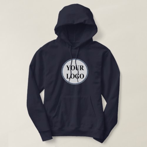 Funny Black White Manly Create Your Own LOGO Hoodie
