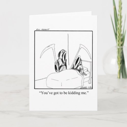 Funny Blank Greeting Card