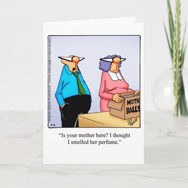 Funny Blank Marriage Humor Greeting Card (Front)