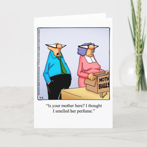 Funny Blank Marriage Humor Greeting Card