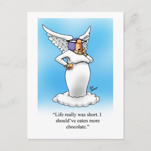 Funny Blessings  Faith Humor Postcard