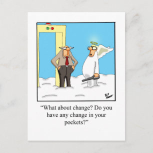 Funny Blessings & Faith Humor Postcard
