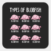 Anatomy of a Blobfish Funny Meme Clothing Kids' Sticker