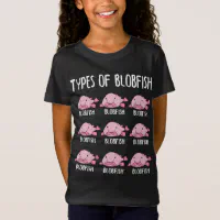 Funny Blobfish Gift Girls Boys Underwater Blobfish Metal Print for Sale by  DSWShirts