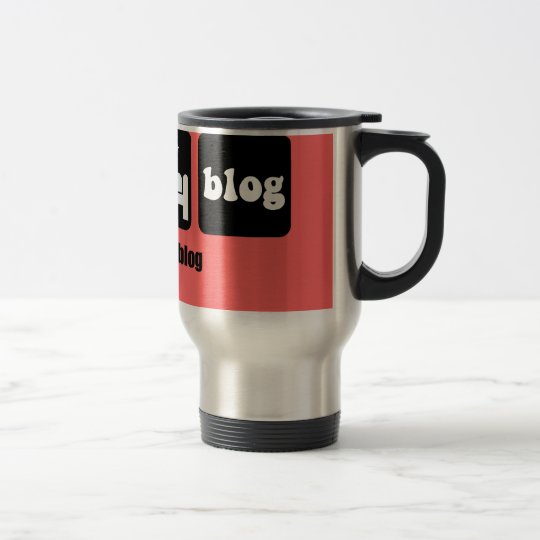 Funny blogging travel mug