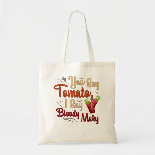 Funny Bloody Mary Tomato Mens  Womens Tote Bag