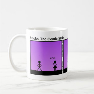 Funny Blow a Kiss Stickman Mug - 111